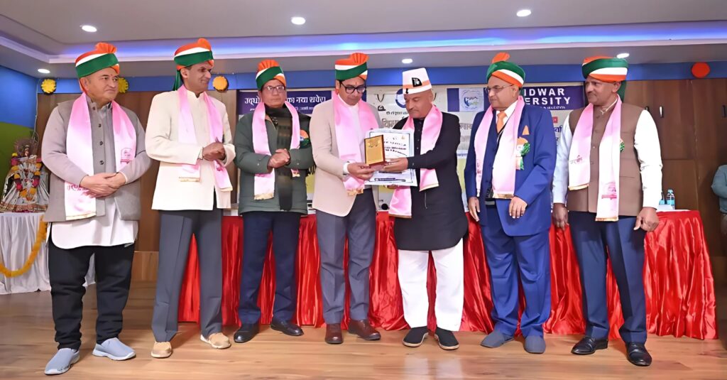 Dr. Vipin Kumar Chaudhary, IMBA Principal, was awarded Shiksha Shri Samman 2025 at the 4th All India Educational Discussion and Teacher Honor Ceremony held at Haridwar University.